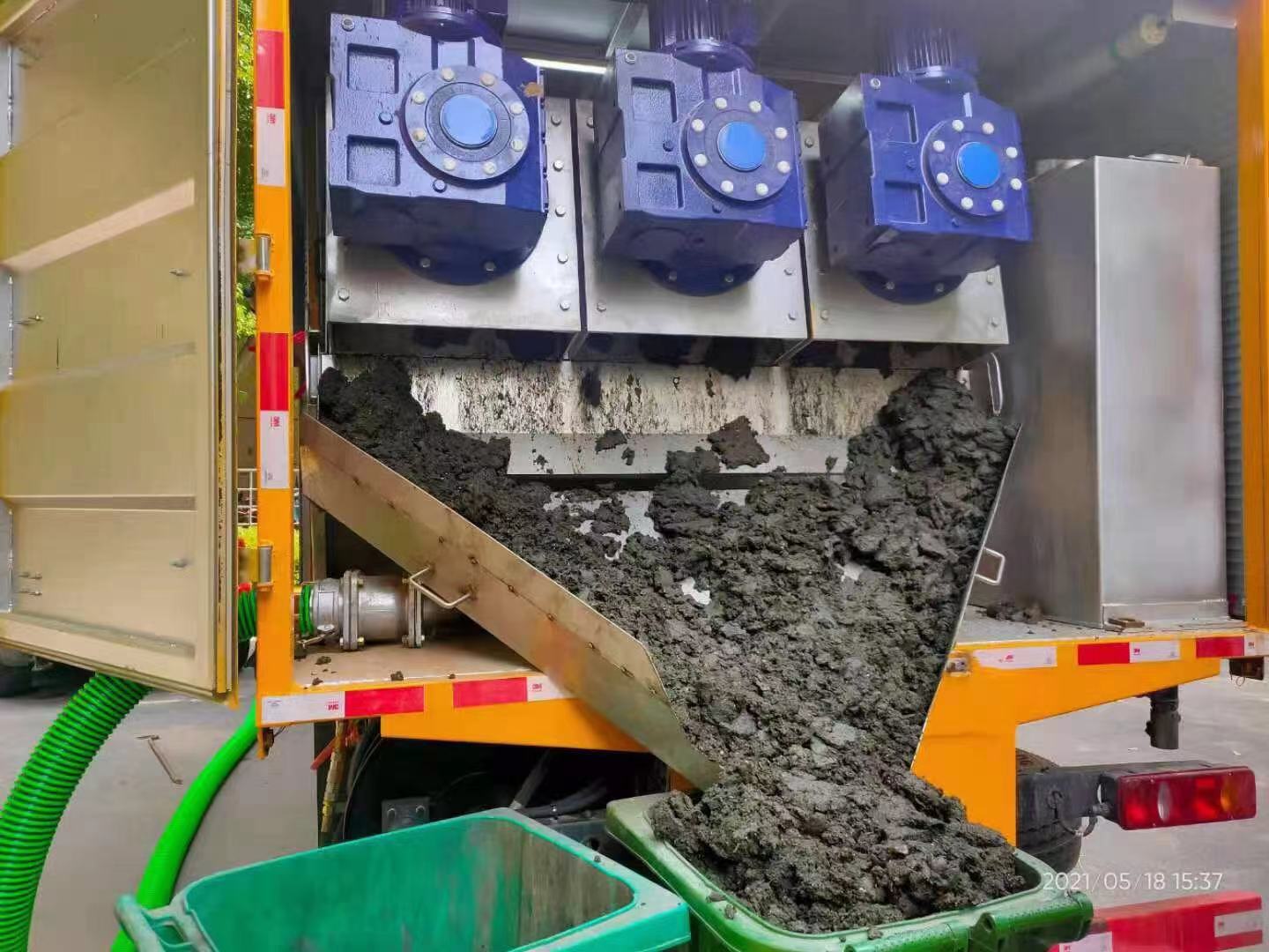 汉沽化粪池清掏城市维护站-泥浆净化干湿分离处理